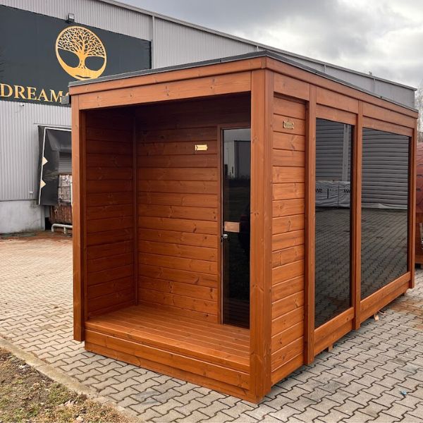 Sauna mit Terrasse